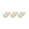 Ritzenhoff & Breker DOPPIO Espressotasse 80 Ml Vanilla 6er Set - A