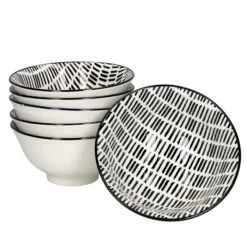 6er Set Müslischale Rabisco Schwarz Weiß - 87657 9 6er Set Müslischale Rabisco Schwarz Weiß - 87657 -Besteckladen 8168558b 6141 4e5c b0da 5df3f7fa76fd 1