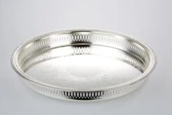 Tablett Quadratisch, Gehämmert, Groß Durchmesser 50,0 Cm Aluminium Vernickelt -Besteckladen 8169cc7c 7dfa 42c4 96e5 d99edbab8ac1 6