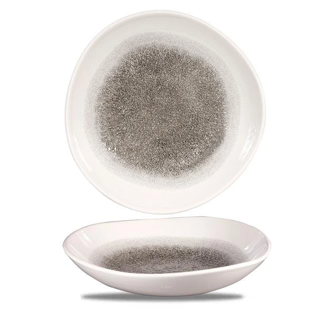 Studio Prints Raku Collection Tiefer Teller Quartz Black ø25,3cm 1100ml Schwarz (12 Stück) Von CHEFGASTRO 1 Studio Prints Raku Collection Tiefer Teller Quartz Black ø25,3cm 1100ml Schwarz (12 Stück) Von CHEFGASTRO