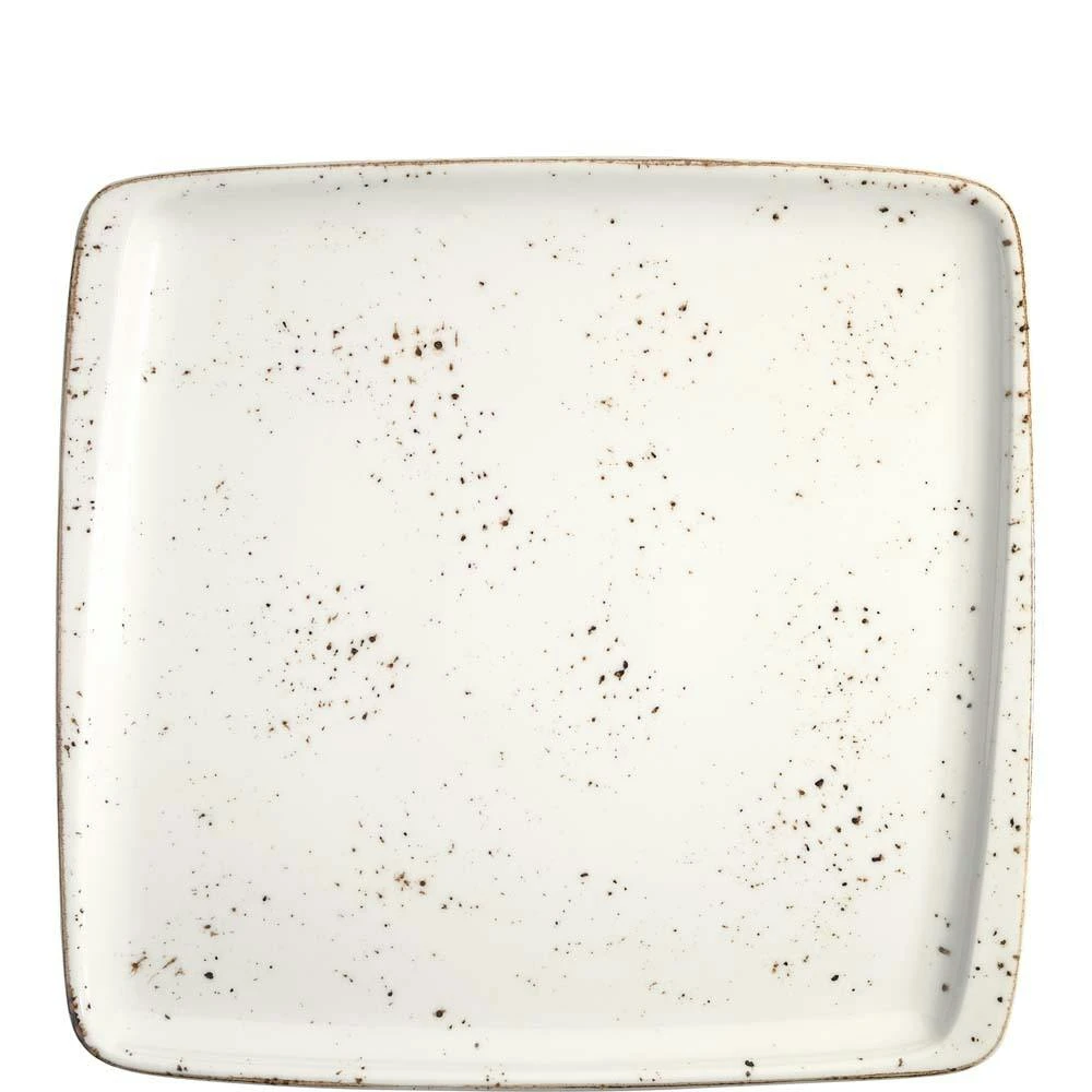 6x Servierplatten Speiseteller Porzellan Geschirr Rechteckig Weiß Creme Braun Bonna Grain Moove 32x30cm Kantenschutz Vintage Retro 2 6x Servierplatten Speiseteller Porzellan Geschirr Rechteckig Weiß Creme Braun Bonna Grain Moove 32x30cm Kantenschutz Vintage Retro – Bild 2