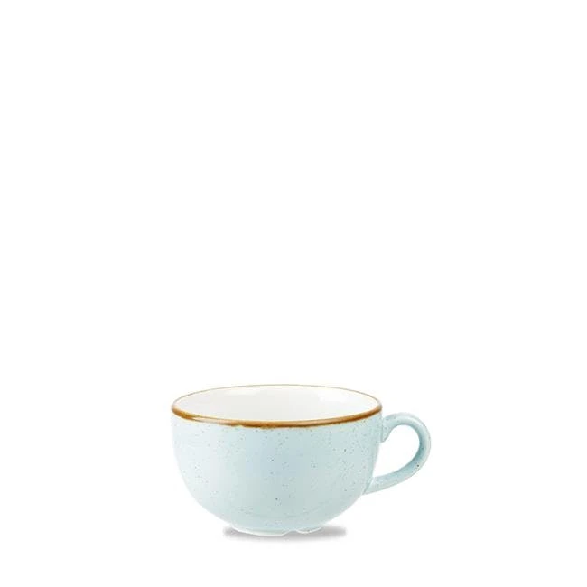 Stonecast Cappucino-Tasse Duck Egg Blue ø11cm 340ml Blau, Ohne Untertasse (12 Stück) Von CHEFGASTRO 1 Stonecast Cappucino-Tasse Duck Egg Blue ø11cm 340ml Blau, Ohne Untertasse (12 Stück) Von CHEFGASTRO