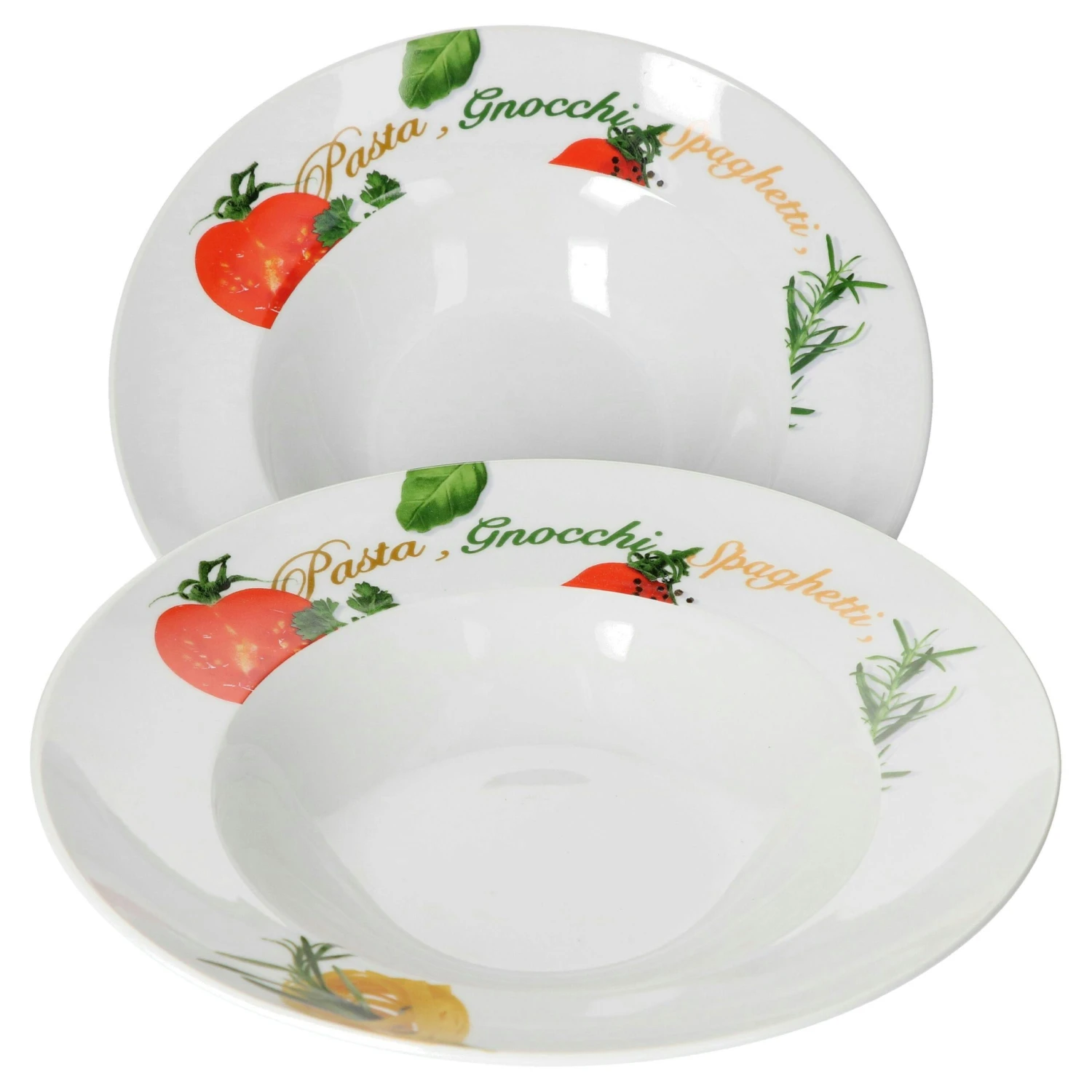 6er Set Pastateller Pasta-Bowl Wellco 30cm Weiß, Rund, Porzellan 5 6er Set Pastateller Pasta-Bowl Wellco 30cm Weiß, Rund, Porzellan – Bild 5