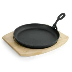 WAS Germany - Mini Servierpfanne Cast Iron 35 Mit Holz Untersetzer, 14,5 X 14,5 X 2,5 Cm, Gusseisen/Holz (3538140) -Besteckladen 8f2f5628 28ae 4c6f 932f d6c433522b5e 2