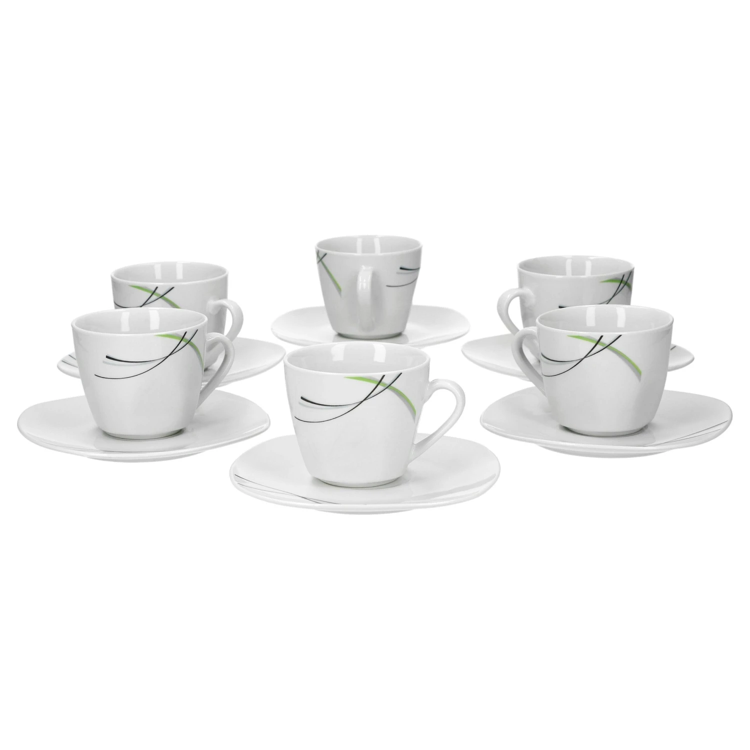 6er Set Kaffeetasse 20cl Mit Kaffeeuntertasse 15cm Harmony 5 6er Set Kaffeetasse 20cl Mit Kaffeeuntertasse 15cm Harmony – Bild 5