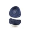 12 X Schale Dreieckig 15,3cm 260ml STONECAST PATINA Cobalt Blue
