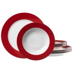Ritzenhoff & Breker SHANTI DOPPIO Rot Tafelservice 8-teilig -Besteckladen 914e32e3 188a 4e32 bc4e ac11b43e49b3