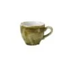Stonecast Plume Line Espressotasse Plume Green 6,5x(H)5,5cm 100ml Grün, Ohne Untertasse (12 Stück) Von CHEFGASTRO