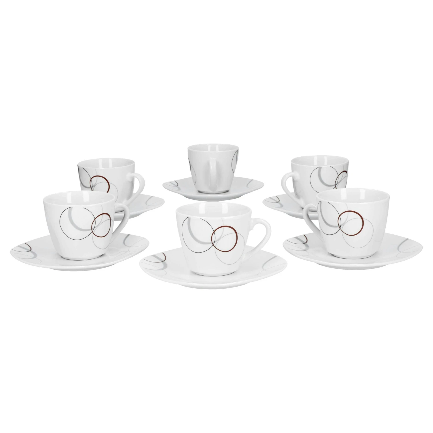 6er Set Kaffeetasse 20cl Mit Kaffeeuntertasse 15cm Harmony 3 6er Set Kaffeetasse 20cl Mit Kaffeeuntertasse 15cm Harmony – Bild 3