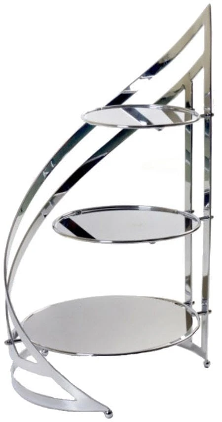 Etagere 3 Ebenen Ø25/20,5/16,5xH36,5cm Metall Schwarz 5 Etagere 3 Ebenen Ø25/20,5/16,5xH36,5cm Metall Schwarz – Bild 5