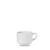 Profile Line Stapelbare Kaffeetasse ø7cm 220ml Weiß, Ohne Untertasse (12 Stück) Von CHEFGASTRO