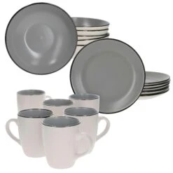 12tlg Frühstücksset Campo Grau Keramik Für 6 Personen -Besteckladen 9d58d08d 209f 4d30 8ca6 98c1d284cbf6 1