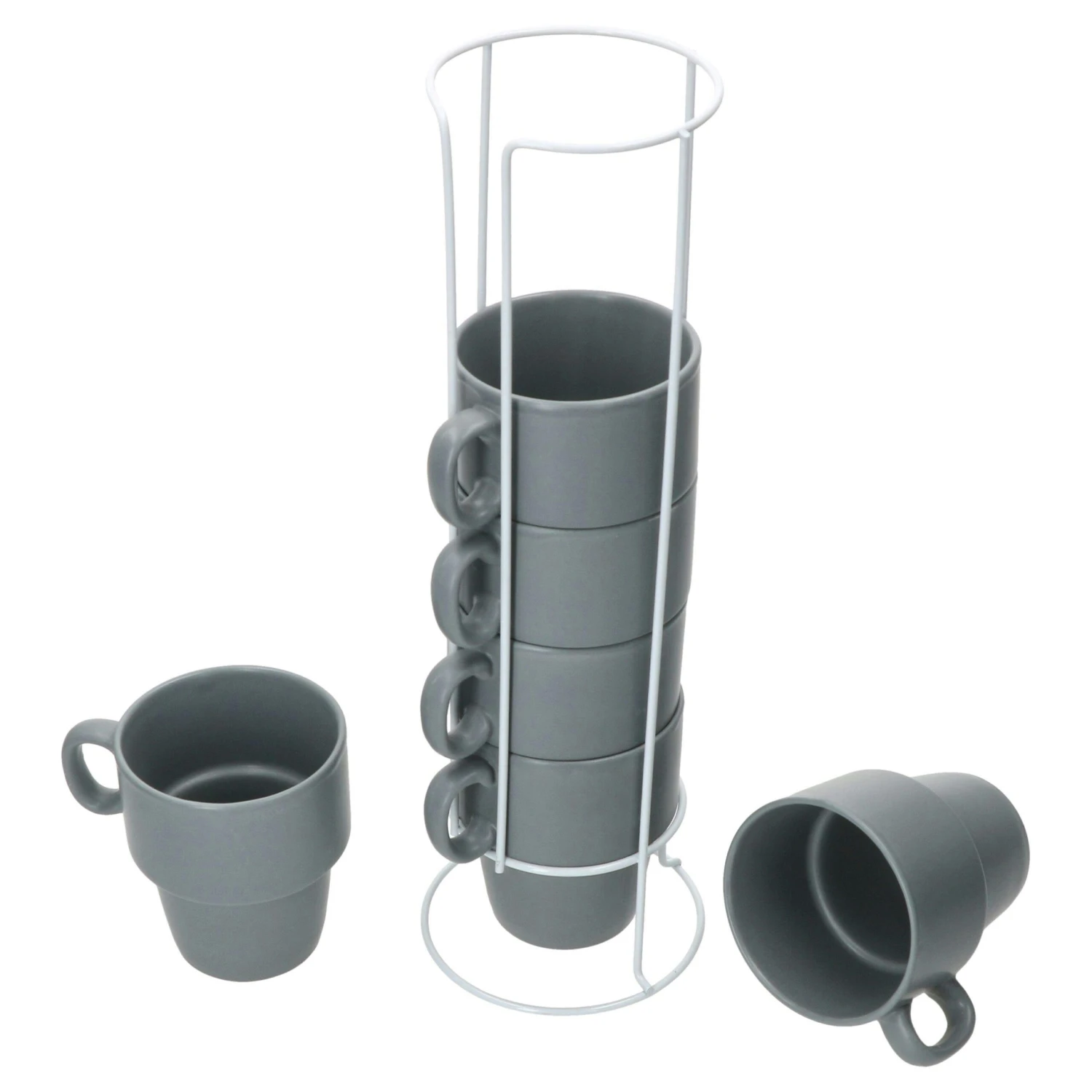 6er Set Kaffeebecher Mit Ständer Stata 250ml Mint Tasse Henkel Porzellan Stapelbar 3 6er Set Kaffeebecher Mit Ständer Stata 250ml Mint Tasse Henkel Porzellan Stapelbar – Bild 3