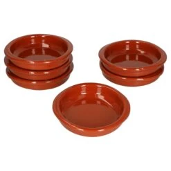 6er Set Cazuela Tonschale Mit Griffen 10cm - 99511