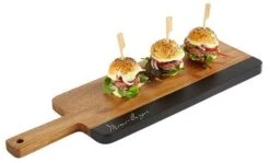 APS Servierbrett/Speisenbrett -AKAZIE SCHIEFER-36,5 X 15 Cm, H: 1,5 Cm -Besteckladen a324b0ad 8884 419e a71e 801a33cd3843