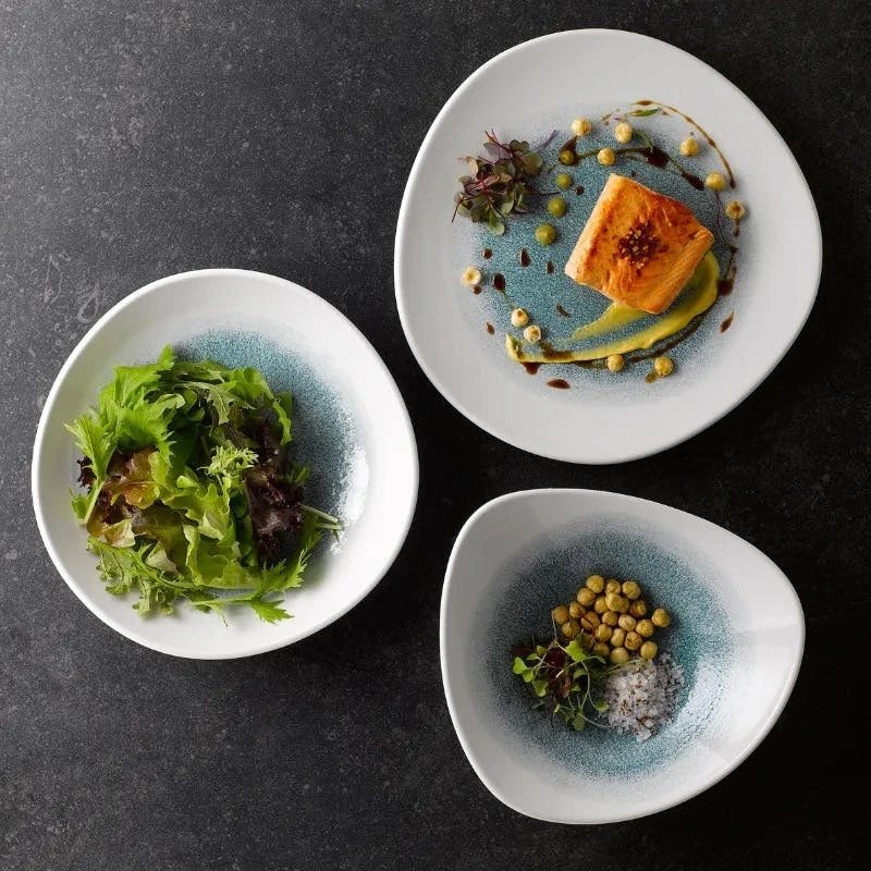 Studio Prints Raku Collection Tiefer Teller Topaz Blue ø24cm 284ml Blau (12 Stück) Von CHEFGASTRO 6 Studio Prints Raku Collection Tiefer Teller Topaz Blue ø24cm 284ml Blau (12 Stück) Von CHEFGASTRO – Bild 6