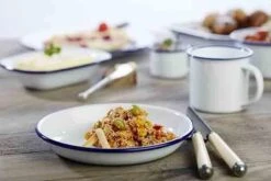 APS Teller/Speiseteller/Deko-Teller/Emaille-Teller, Tief -ENAMELWARE-Ø 22 Cm, H: 3,5 Cm, 0,6 Liter 12 APS Teller/Speiseteller/Deko-Teller/Emaille-Teller, Tief -ENAMELWARE-Ø 22 Cm, H: 3,5 Cm, 0,6 Liter -Besteckladen a580a858 b208 4402 96dc 2629c258209b