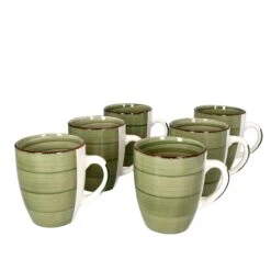 6er Set Kaffeebecher Waldi Grün - 24326362