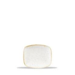 12 X Platte 15,4x12,6cm No. 5 STONECAST Barley White