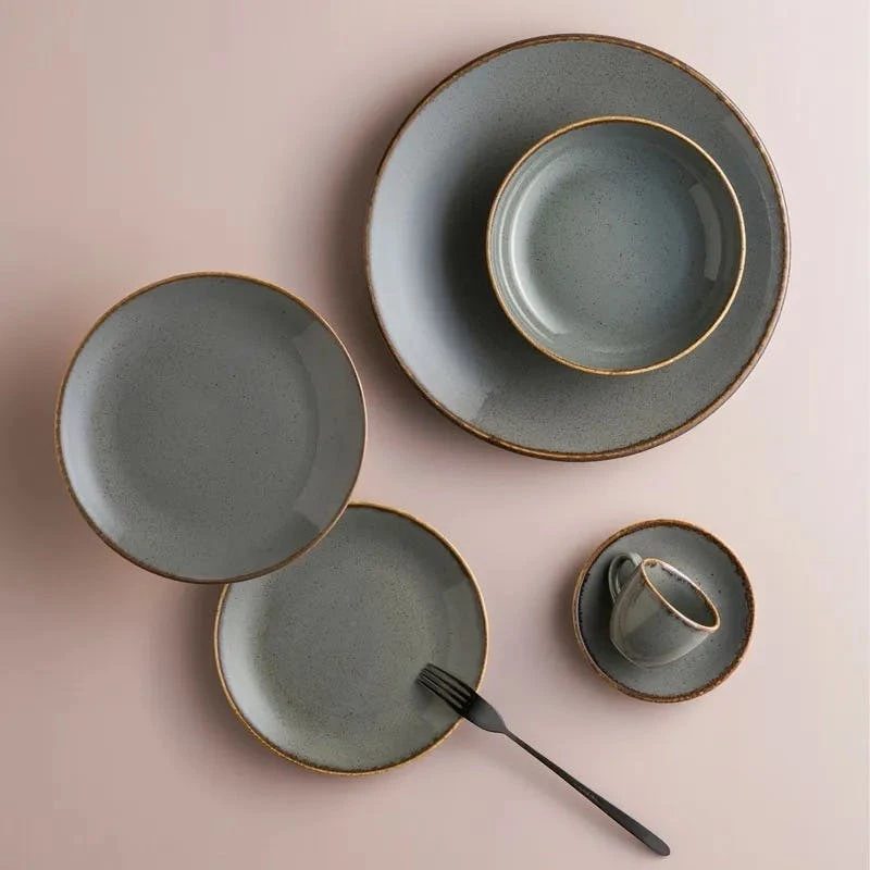 Untertasse Stone Elegant ø16cm Grau (24 Stück) 7 Untertasse Stone Elegant ø16cm Grau (24 Stück) – Bild 7