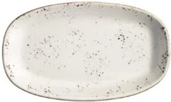 12 X Grain Gourmet Platte Oval 24x14cm * - Bonna Premium Porcelain