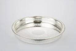 Galerie-Tablett Rund Groß Verziert Durchmesser 34,0 Cm Versilbert Anlaufgeschützt -Besteckladen aa41e743 a210 4784 9f3c b5c10546b20c 4