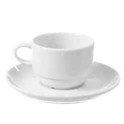 Tasse Crema Elegant Mit Untertasse 230ml (12 Stück) Von CHEFGASTRO -Besteckladen ac69a0ab 6d7c 433a 8cca 327784fcd09c