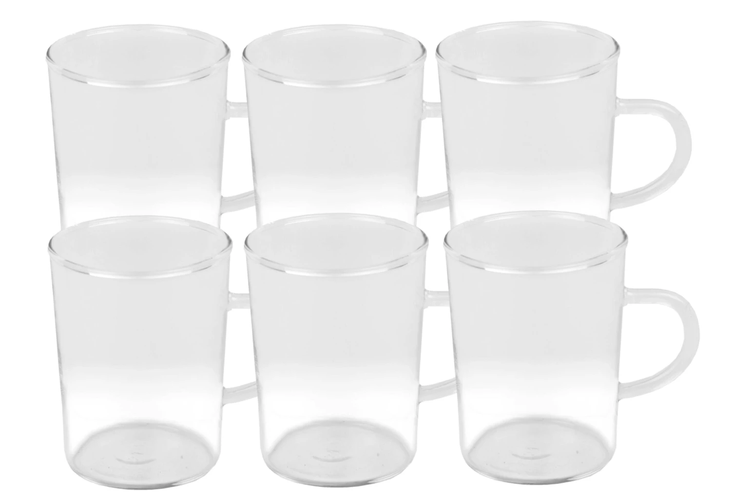 12er Set Teeglas Ceylon 220ml - Klassische Teetasse Aus Hitzebeständigem Glas Mit Henkel 3 12er Set Teeglas Ceylon 220ml - Klassische Teetasse Aus Hitzebeständigem Glas Mit Henkel – Bild 3