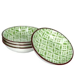4er Set Schale Flach 9,5cm Lime Sao - Ritzenhoff 744910