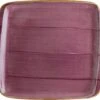 6x Servierplatten Speiseteller Porzellan Geschirr Rechteckig Lila Creme Beerenton Bonna Aura Blackberry Moove 27x25cm Kantenschutz
