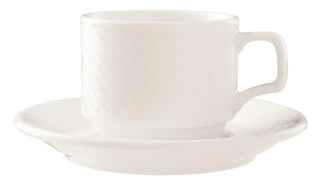 Tasse Nefryt Mit Untertasse 230 Ml (6 Stück) Von CHEFGASTRO 7 Tasse Nefryt Mit Untertasse 230 Ml (6 Stück) Von CHEFGASTRO – Bild 7