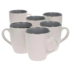 6er Set Kaffeebecher 430ml Campo Grau