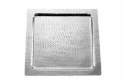 Tablett Quadratisch, HalbmonDurchmesser Groß Durchmesser 50,0 Cm Aluminium Vernickelt -Besteckladen b8688dc8 6dd8 4074 911a fd8dd6a5f1a8 1