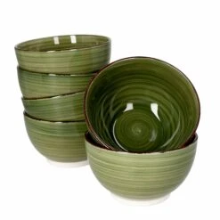 6er Set Müslischalen Waldi Grün - 24326366