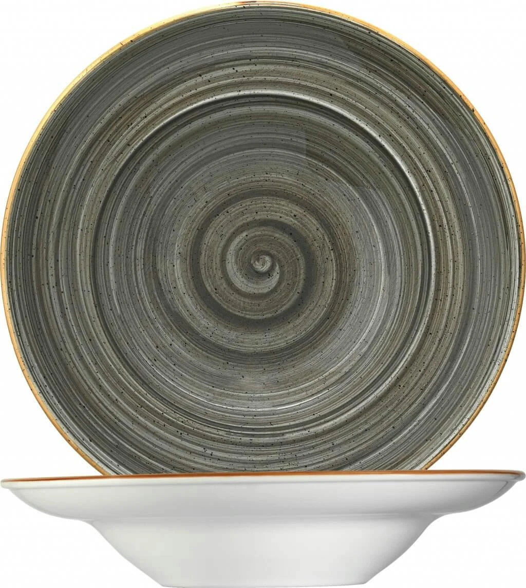 6x Pastateller Geschirr Tief 28cm, 170cl, Türkis Braun Blau Rund Porzellan Bonna Madera Mint Bloom 7 6x Pastateller Geschirr Tief 28cm, 170cl, Türkis Braun Blau Rund Porzellan Bonna Madera Mint Bloom – Bild 7