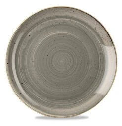 Stonecast Runder Teller Pepprcorn Grey ø32,4cm Grau (6 Stück) Von CHEFGASTRO