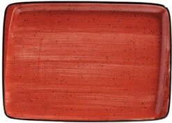 12 X Aura Passion Moove Platte 23 X 16cm * - Bonna Premium Porcelain