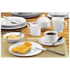 Esmeyer Kaffeeservice Heike 433-145 20teilig Porzellan Weiß