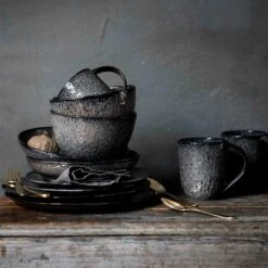 Leonardo MATERA Espressountertasse 11 Cm Anthrazit 4er Set -Besteckladen c50f1338 bf74 481c a8c4 5e1eb9cfc8dd