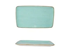 Tarrington House Noromi Teller, Porzellan, 12.5 X 31.2 X 2 Cm, Rechteckig, Blau -Besteckladen c970e405 a07a 444b 9f96 c23461f47f08