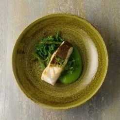 Stonecast Plume Line Dreieckiger Teller Plume Green ø22,9cm Grün (12 Stück) Von CHEFGASTRO -Besteckladen cebe6573 290d 4815 a6b2 d7831789bd5f