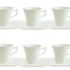 6er Set Kaffeetasse 20cl Mit Kaffeeuntertasse 15cm Harmony