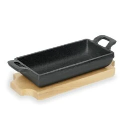 WAS Germany - Mini Servierpfanne Cast Iron 35 Mit Holz Untersetzer, 14,5 X 14,5 X 2,5 Cm, Gusseisen/Holz (3538140) -Besteckladen dcf7da86 c8ea 4fc5 9a6d f5164ff11366 1