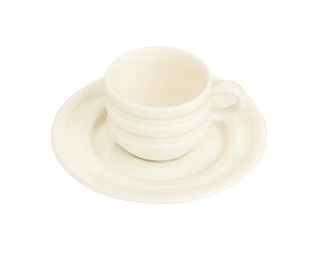Tasse Turkus Mit Untertasse 90 Ml (12 Stück) Von CHEFGASTRO 5 Tasse Turkus Mit Untertasse 90 Ml (12 Stück) Von CHEFGASTRO – Bild 5