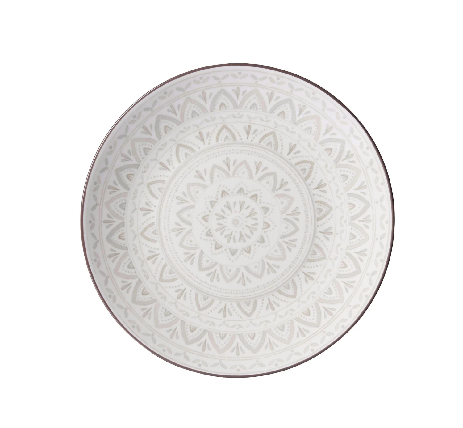 Speiseteller Frühstücksteller Valencia Orient Erdtöne Braun Porzellan Ø 21,5 Cm 3 Speiseteller Frühstücksteller Valencia Orient Erdtöne Braun Porzellan Ø 21,5 Cm – Bild 3