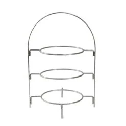 Etagere 3-stöckig, Glatt Poliert Gesamt-H 36,0cm, Teller-D 18,0cm, 21,0cm, 28,0cm Edelstahl -Besteckladen ee2a922c 1d5f 4355 815c 56b70830891a