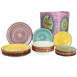 18-teiliges Tellerset Nature Für 6 Personen In Naturfarben -Besteckladen f47983f4 1d92 47c6 b35b 18bda6f3f19f