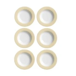 Ritzenhoff & Breker DOPPIO Suppenteller 22 Cm Vanilla 6er Set - A