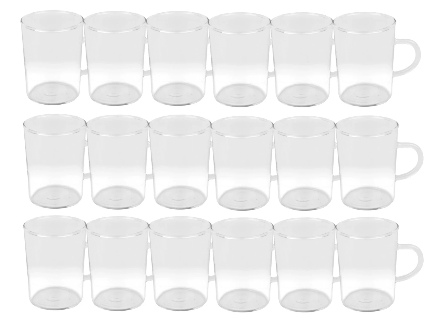 12er Set Teeglas Ceylon 220ml - Klassische Teetasse Aus Hitzebeständigem Glas Mit Henkel 4 12er Set Teeglas Ceylon 220ml - Klassische Teetasse Aus Hitzebeständigem Glas Mit Henkel – Bild 4
