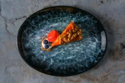 6x Servierplatten Speiseteller Porzellan Geschirr Oval Blau Weiß Schwarz Bonna Sepia Moove 31x24cm Kantenschutz -Besteckladen f783ba37 7377 49c0 9e84 3f00cf84e41f